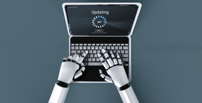 Software update on computer for modish version of device software upgrade