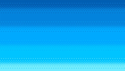 Blue seamless background in pixel art style. 8 bit dithering backdrop. Vector illustration.
