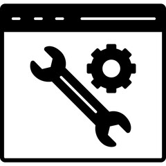 Screen maintenance Vector Icon

