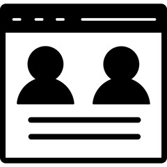 About us Vector Icon

