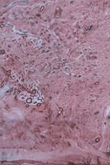 Close up of original unique marble pattern paper for interior of book cover, abstract design brown colour tones created ancient texture oil paint and turps technique of  mix swirl on water flat lay 