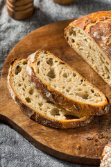 Traditional No Knead Peasant Bread