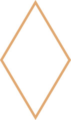 Logo design, rectangle frame border badge.