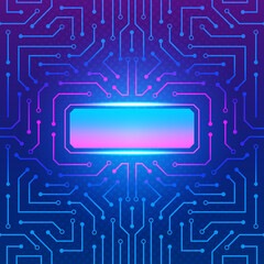 Technology background illustration cyber world computing futuristic graphic