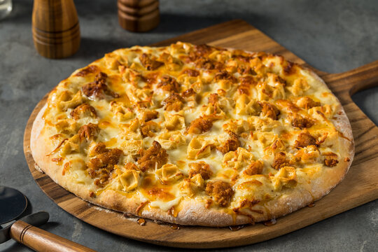 Gourmet Chicken and Waffle Pizza