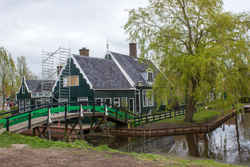 village of Zaanse Schans in the Netherlands