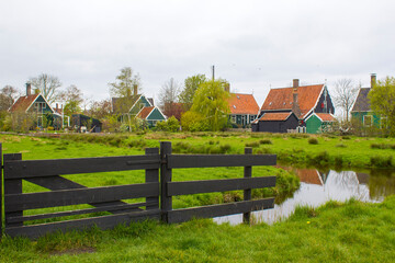 village of Zaanse Schans in the Netherlands