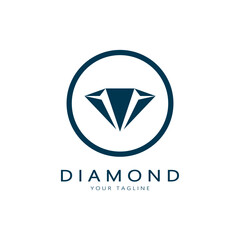 simple diamond abstract logo,for business,badge,jewelry shop,gold shop,application,vector