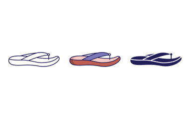 Obraz na płótnie Canvas Footwear vector icon