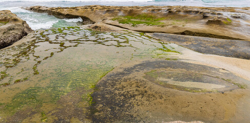 Tide Pools on The Shores of La Jolla Cove, La Jolla, California, USA