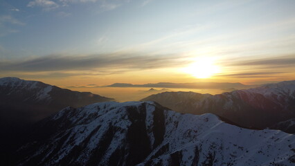 Atardecer de cordillera