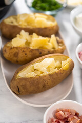 Pressure Cooker Baked Potatoes