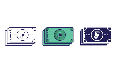 Currency Note vector icon
