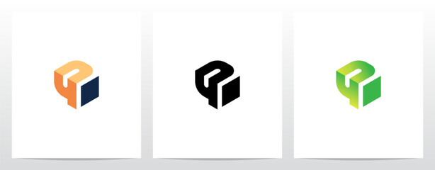 Alphabet On Block Cube Letter Logo Design Q