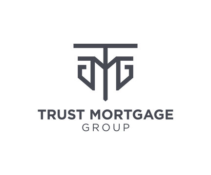 Monogram letter tmg logo design, gmt logo vector