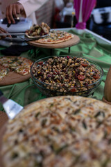 Indian feast for mendhi celebrations 