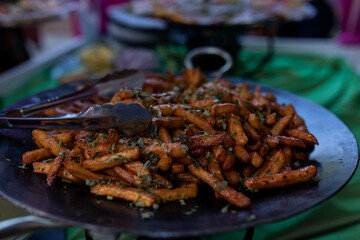 Indian feast for mendhi celebrations 