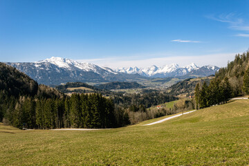 Obraz premium Spring Vibes with sunny landscape