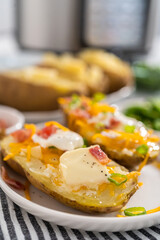 Pressure Cooker Baked Potatoes