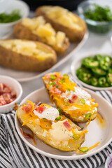Pressure Cooker Baked Potatoes