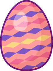 Vector Cartoon Outline Easter Egg
