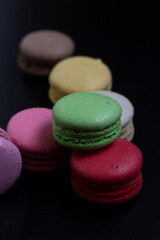 Fototapeta na wymiar macaroon colorful dessert french