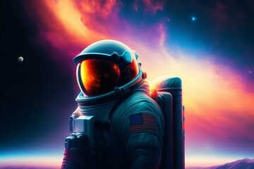 astronaut in space
