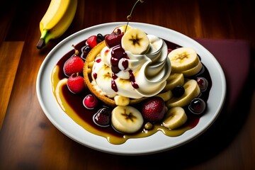 chocolate cake with cherry