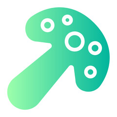 mushroom gradient icon