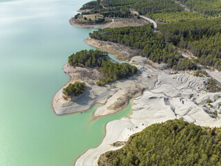 Yesa Reservoir. Pre-pyrenees. Aragon River