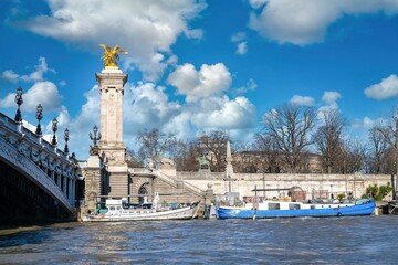 Paris, the Alexandre III bridge