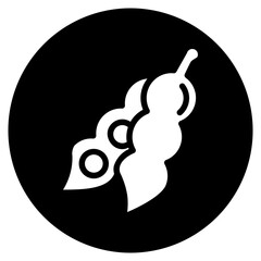 soy glyph icon