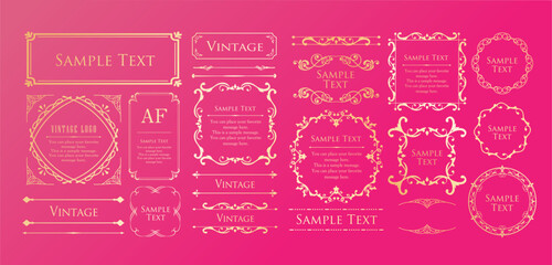 春をイメージしたフレームデザイン。高級感のあるフレームデザイン