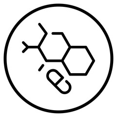 amino acids line icon