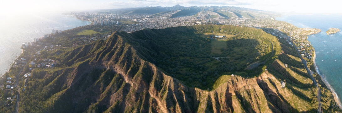 Diamond Head crater in Oahu