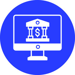 Online banking Vector Icon

