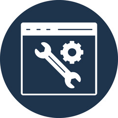 Screen maintenance Vector Icon

