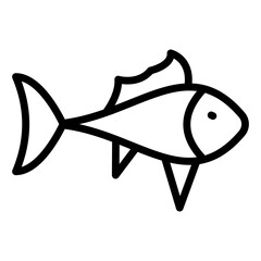 fisch icon schwarz