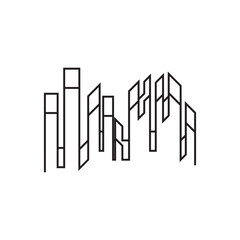 BUILDING icon design template vector