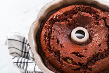 Red velvet bundt cake