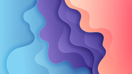 Colorful vector abstract background with soft gradient. Vector background for wallpaper. Eps 10