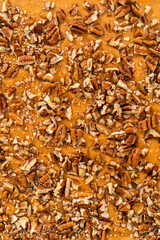 Pumpkin spice fudge with pecans