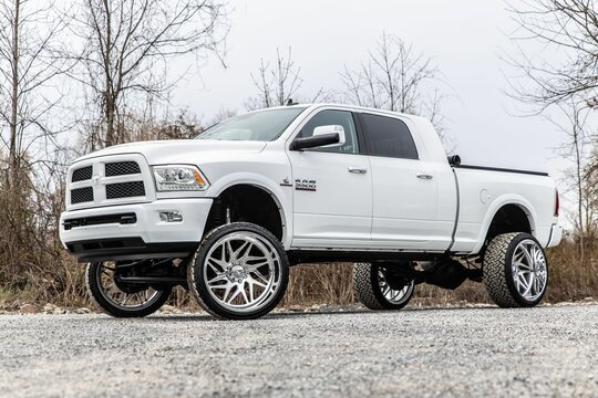 Dodge Ram truck parked outdoors