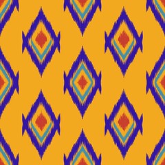 Abstract ethnic ikat chevron pattern background, card, carpet, wallpaper, clothing, wrapping, batik, fabric, illustration, embroidery style, background for decoration.