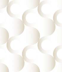 Bohemian 50s 60s 70s Stipple Different Circles Transparent PNG Seamless Pattern. Trendy Exclusive Textile Design Dotwork Grainy Isolated Texture Repetitive Wallpaper. Halftone Art Endless Illustration