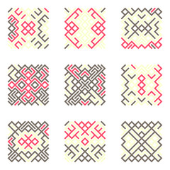 Asemic Glyph writing hieroglyph imitation abstract illustration