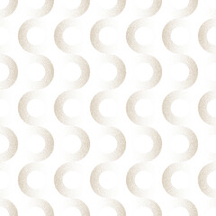 Various Fade Circles Seamless Pattern Transparent PNG Retro Abstract Background. Old Fashioned Elegant Dotted Isolated Texture Repetitive Wallpaper. Stipple Art Stylish Chic Continuous Illustration