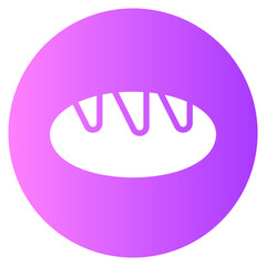 bread gradient icon