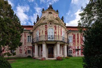 Fototapeta premium Stekník Castle is one of the most important rococo buildings in the Czech Republic.