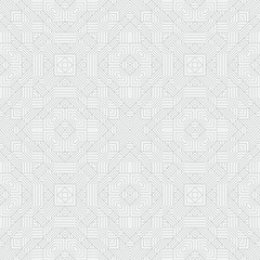 Vector seamless pattern. Modern stylish texture. Monochrome, linear abstract background.